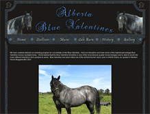 Tablet Screenshot of albertabluevalentines.com